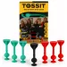 Tossit Starter Pack dart da tavolo in silicone rosso-turchese con dischi adesivi immagine 1