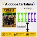 Tossit Starter Pack gioco di freccette con ventose in silicone, viola e verde immagine 2