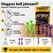 Tossit Starter Pack gioco di freccette con ventose in silicone, viola e verde immagine 3