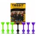 Tossit Starter Pack gioco di freccette con ventose in silicone, viola e verde immagine 1