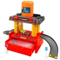 Turbo Racers Set di pista per lavaggio auto con auto in diverse varianti di colore immagine 2