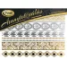 TyToo: Set di tatuaggi dorati 21x15cm - Bracciale, cavigliera