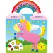 Unicorni - Colora e incolla con adesivi 1. quaderno di attività