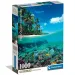 Vacanza sull'isola puzzle HQC da 1000 pezzi con poster - Clementoni