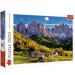Val di Funes valle, Dolomiti - Italia puzzle da 1500 pezzi -Trefl immagine 1