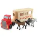 Veicolo per il trasporto di cavalli in legno - Melissa & Doug immagine 2