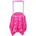Zaino da asilo Minnie Mouse rosa con rotelle 27x10x31cm immagine 2